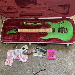 Ibanez RGR5220M Prestige, Transparent Fluorescent Green