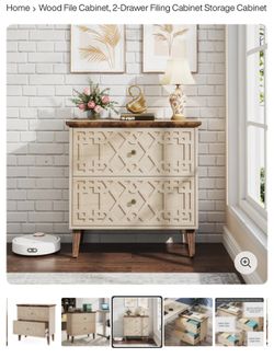 Cabinet 2 Drawer / Gabinete Con Dos Puertas 