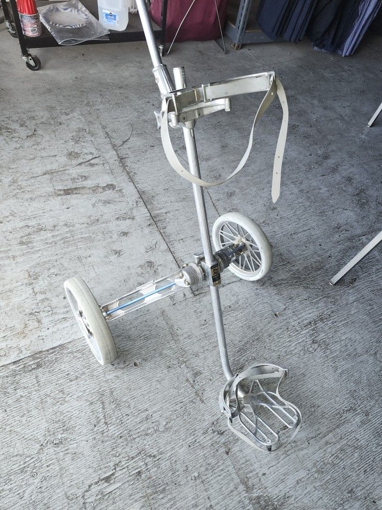 Vintage Bag Boy Hand Pull Cart