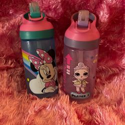 2 Small Zak Water bottles  