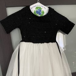 Zunie Black And White Tutu Dress