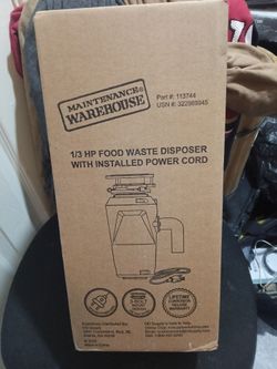 Maintenance Warehouse 1/3 HP Food Waste Disposer