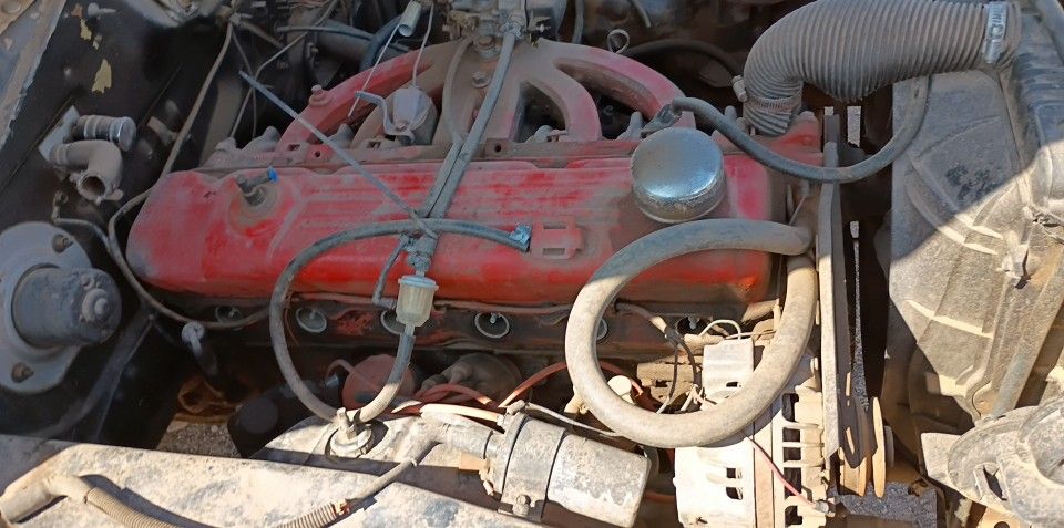 Plymouth Valient 67 Slant Six Ported Polished New Heade 37 Thousand Original Miles 