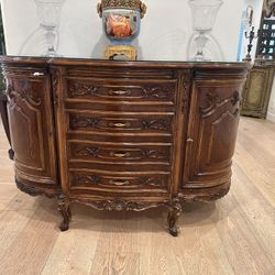 Wood Buffet Table 