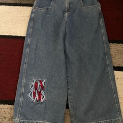 JNCO Blue Rolling Jeans