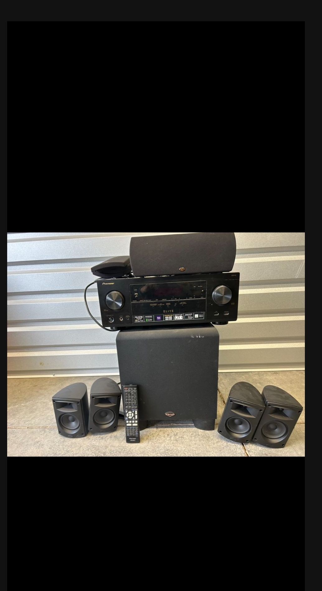 Pioneer vsx44 Surround Sound Receiver Klipsch Speakers 100.00 OBO