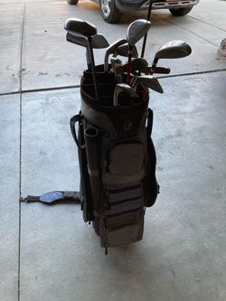 Golf set with bag