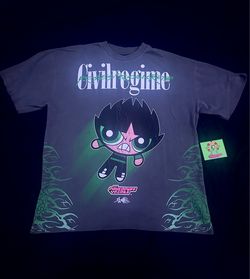 Civil Regime x Powerpuff Girls Rowdy Buttercup tee