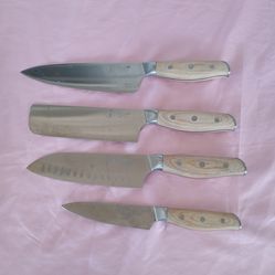 Wallop German DIN 1.4116  knife set of 4