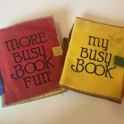 Vintage Quiet/busy Books 