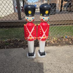 2 Toy Soldier Blow Molds