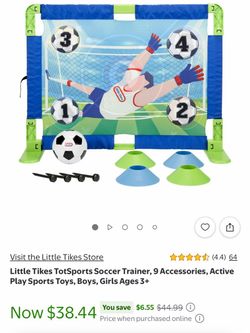 Brand New in box Little tikes soccer trainer and soccer ball set