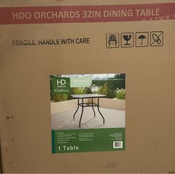 HDO Orchards 32” Dining Patio Table