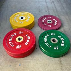 Colored Bumper Plate set (Kilograms)