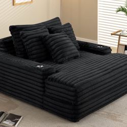 Chaise Black $799/$39 Down 