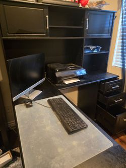 Black L Shaped Desk