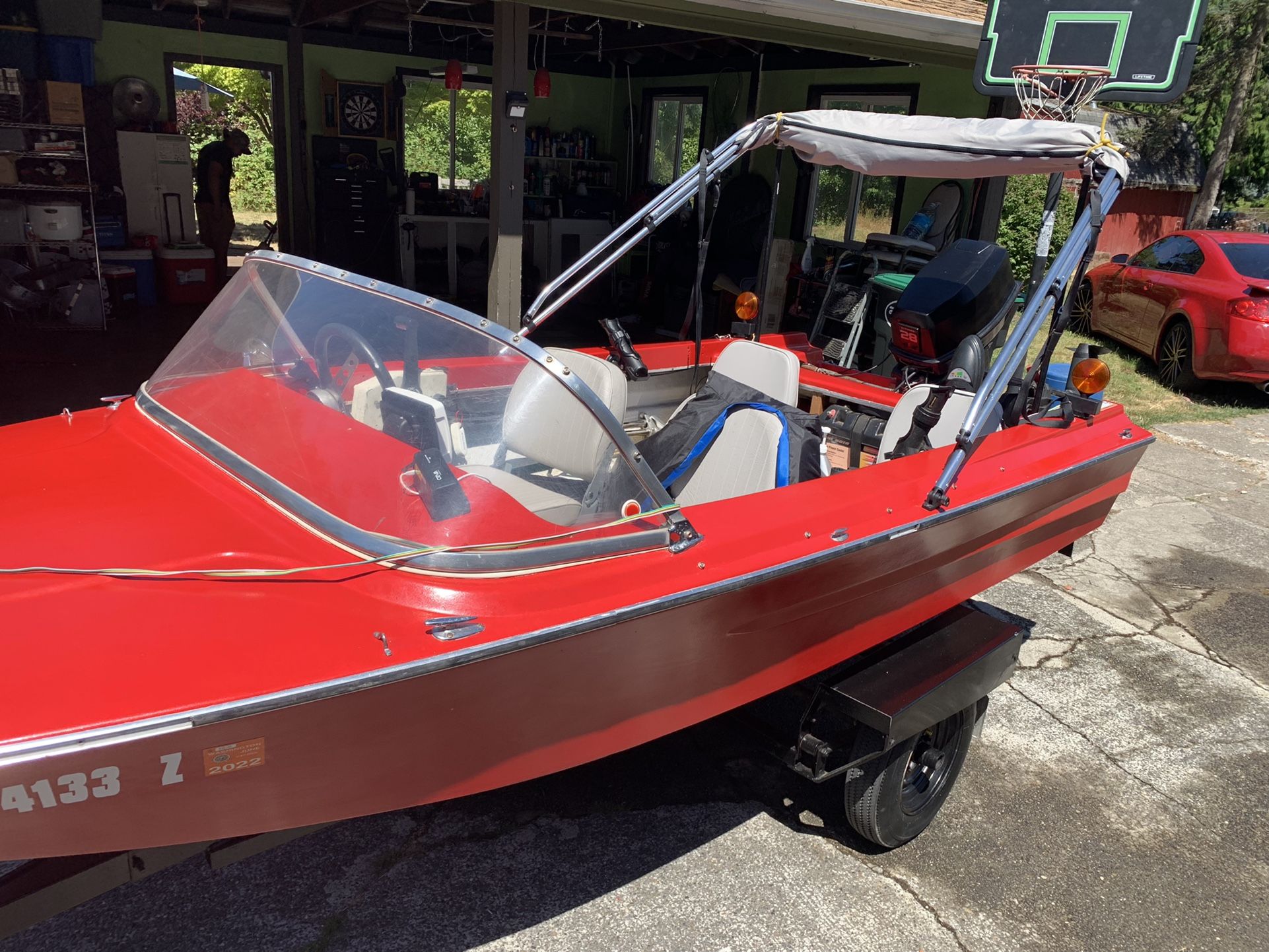 1966 Columbia Fiberglass Runabout