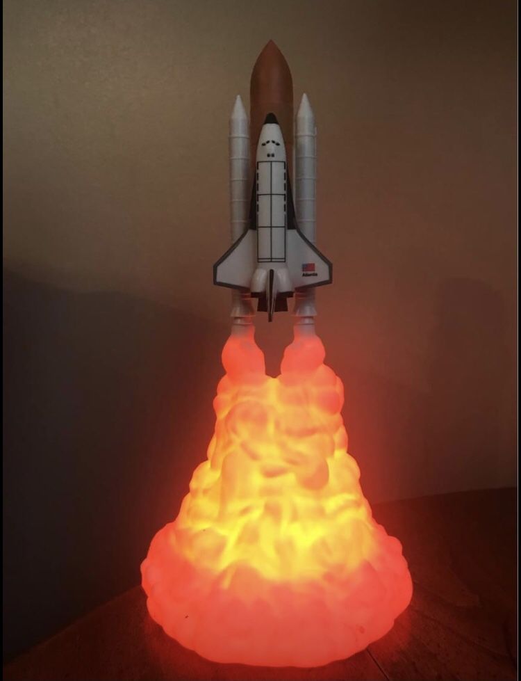 Space Shuttle Atlantis Rocket Light