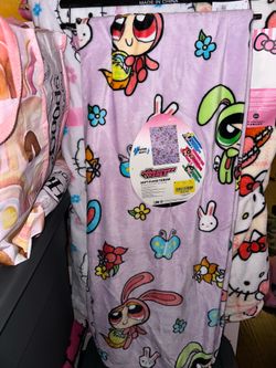 PowerPuff Girls Easter Throw
