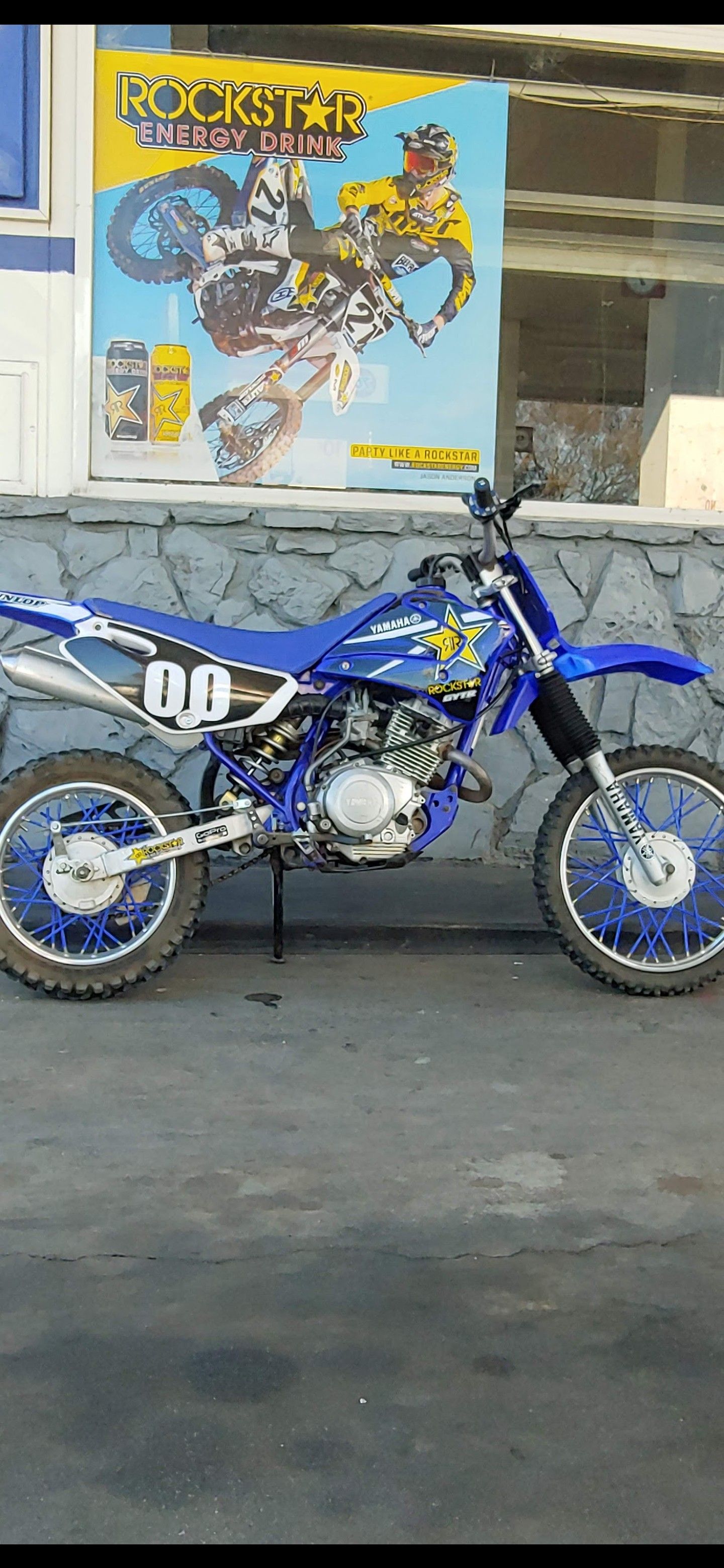 Yamaha ttr 125 4 stroke pro taper bars and grips FMF pro circuit muffler