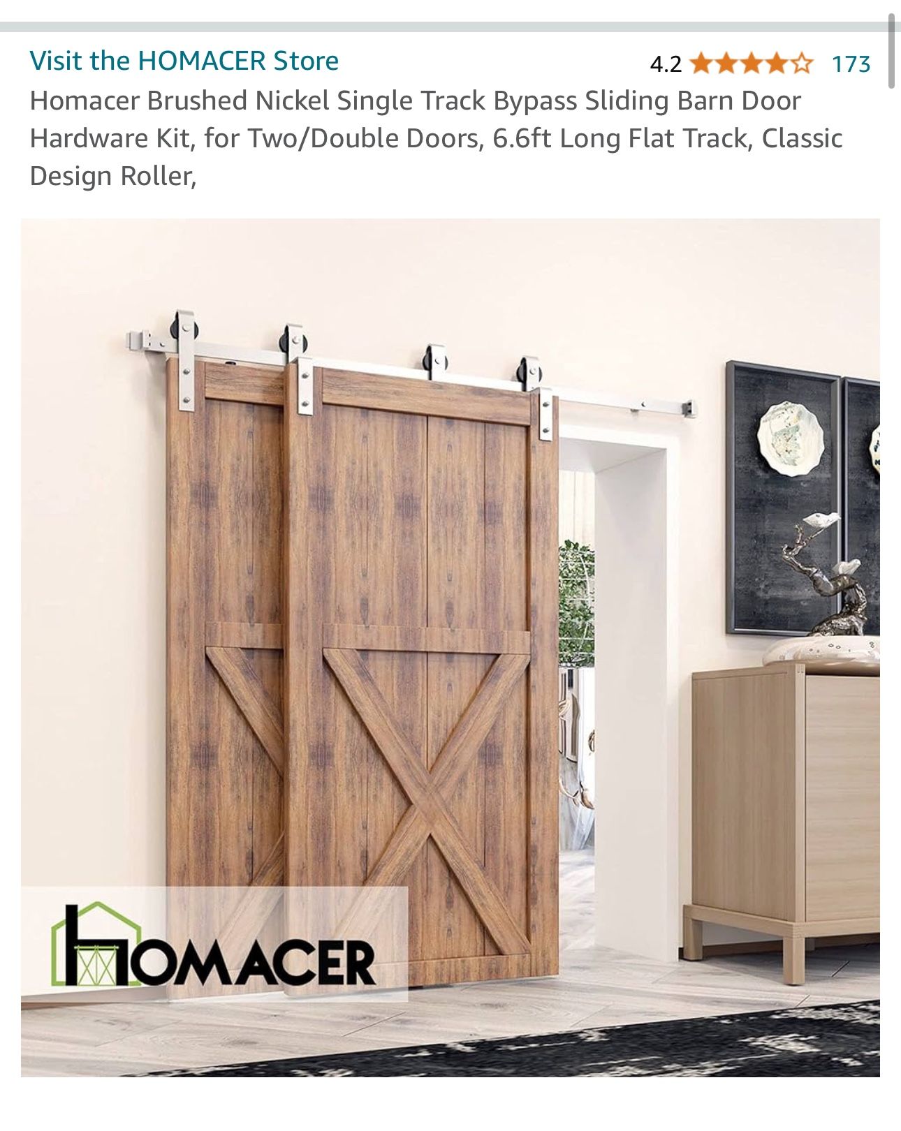 Bypass Sliding Doors Frame/hardware - Never opened Brand New