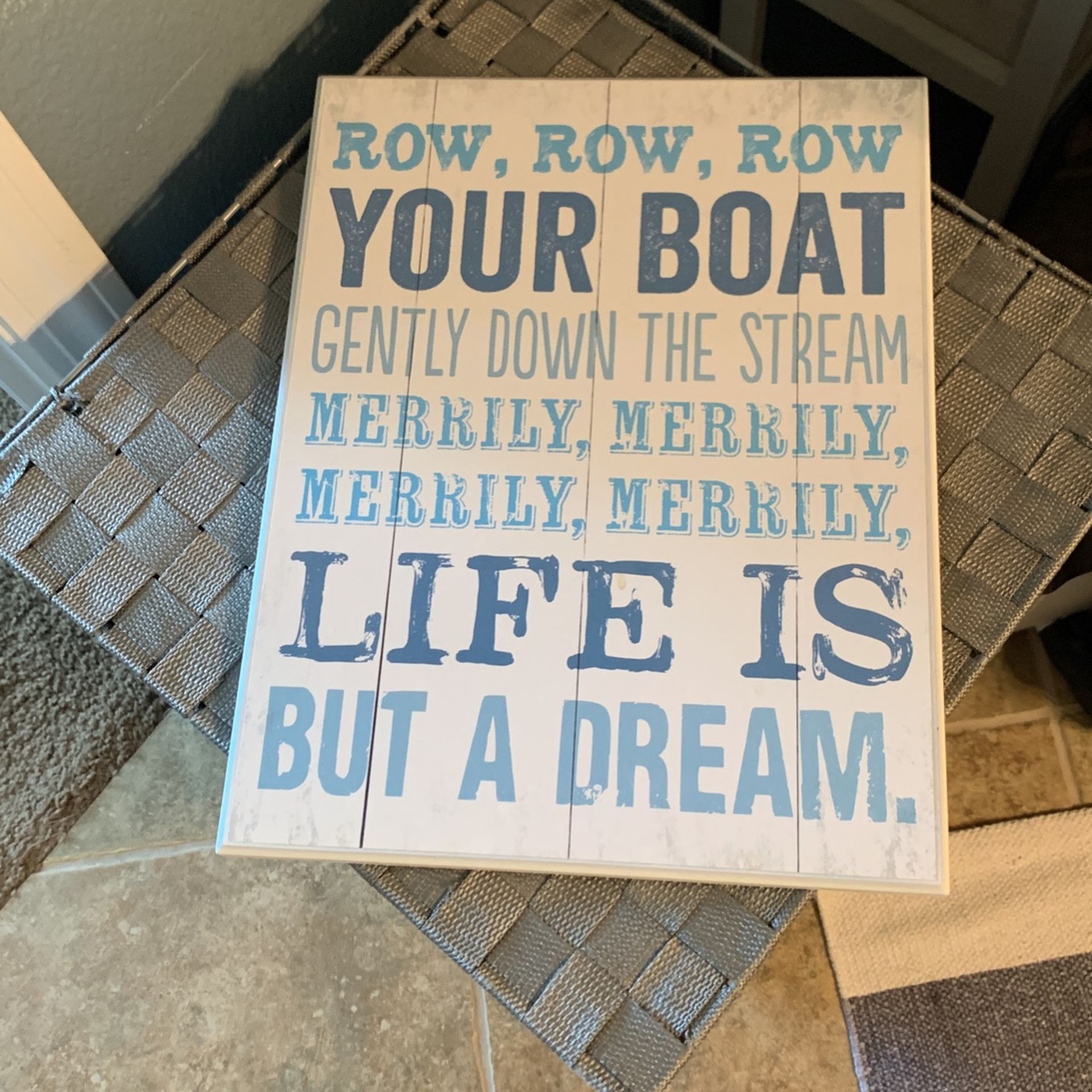 Decor , Wood Sign , Nursery Rhyme