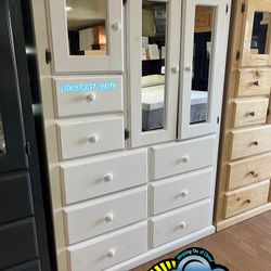 White XL Closet Wardrobe Blanco New Mueble Ropero 