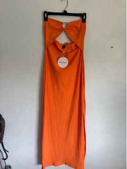 Orange Maxi Dress