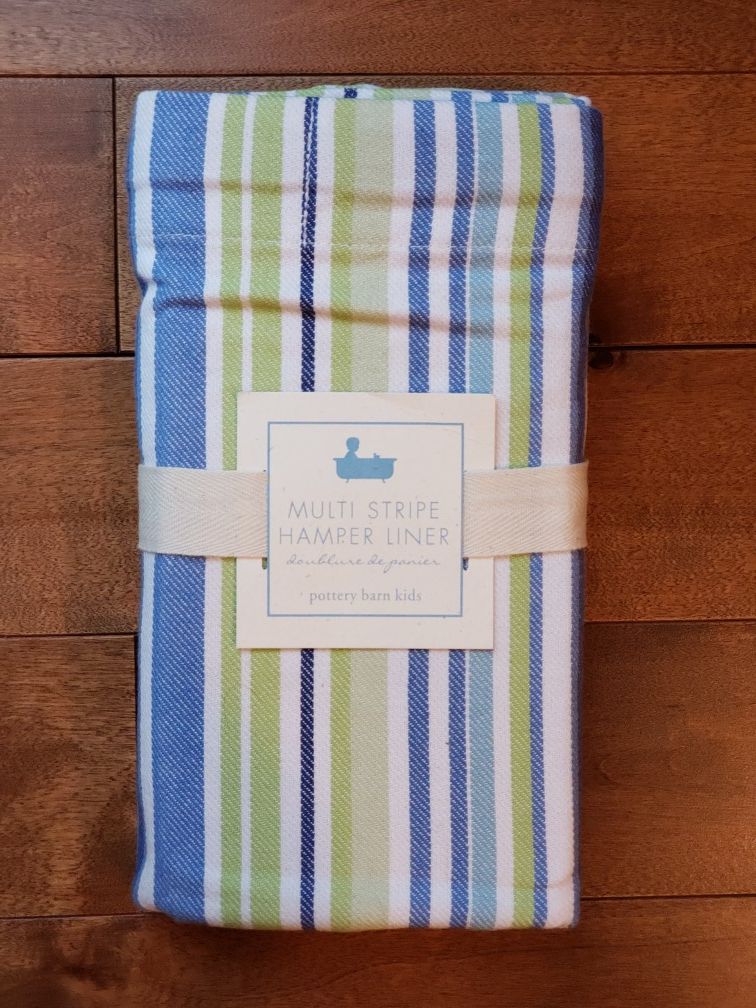 Pottery Barn Kids | Multi Stripe Hamper Liner