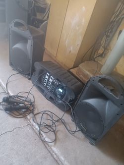 Portable Bluetooth 100 Watt 4 Channel P.A. 