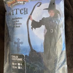 Kids Witch Constume No Hat