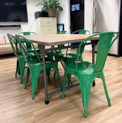 🍽️ Modern Dining Table Set with 6 Chairs – $120