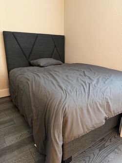 Gray Bed