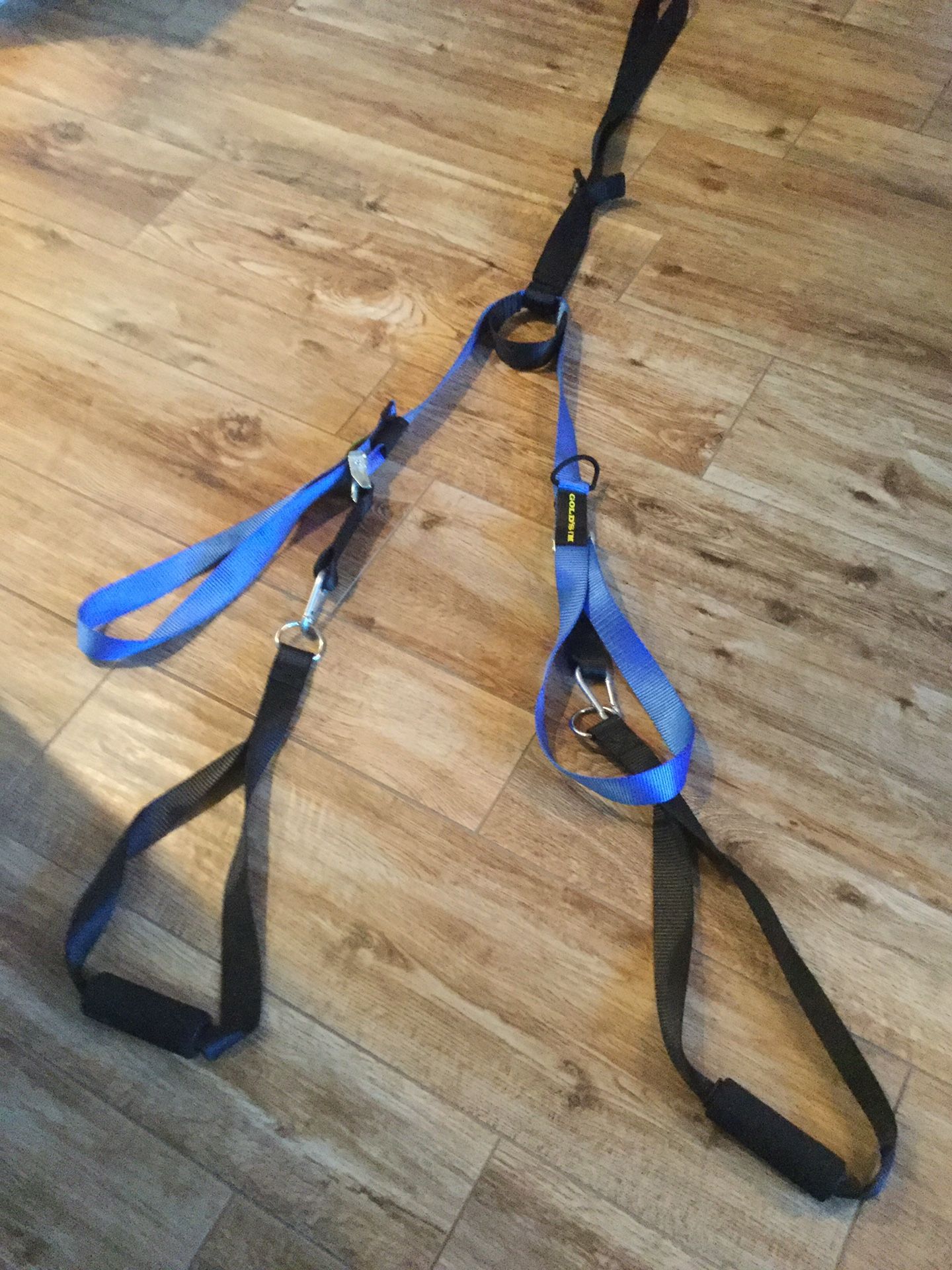 Suspension trainer resistant straps