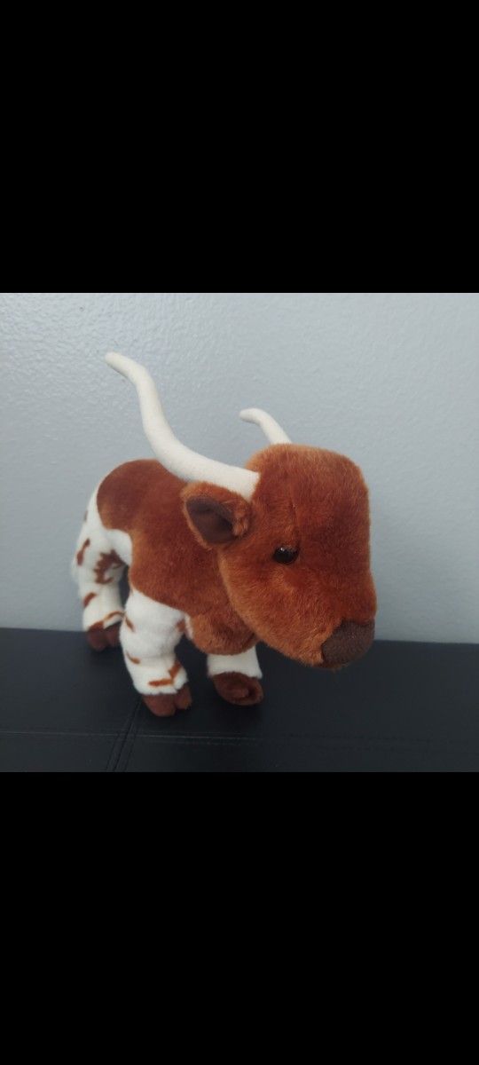 Douglas Cuddle Toys Longhorn Bull Plush Stuffed Animal 2014 Steer