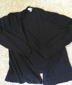 Old navy black sweater size large cardigan women’s juniors clothing