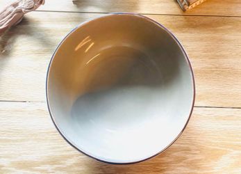 Natural Large Serving Bowl