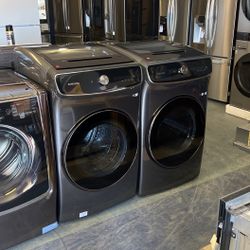 MOTHERS DAY SALE ✅ Samsung Flex XL 6.0 Cu Ft Washer & Gas Dryer Set 🔥