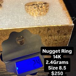 14K Nugget Ring