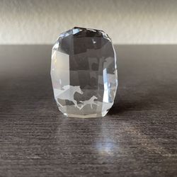 Swarovski Crystal SCS Horses Paperweight (NIB)