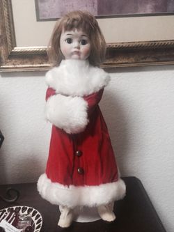 Antique Porcelain Christmas Doll