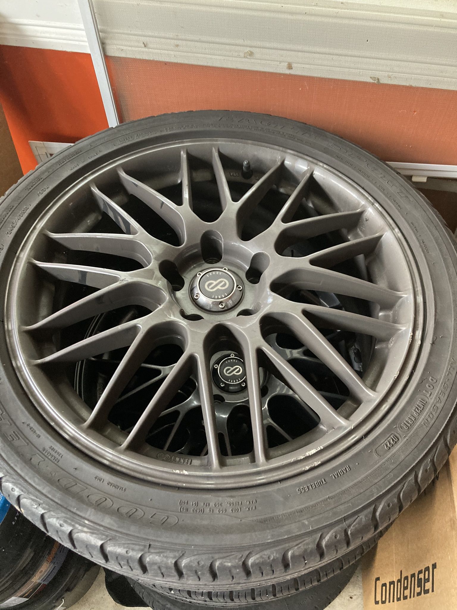 18 Inch 5X 114.5 Enkei Rims And Tires X4