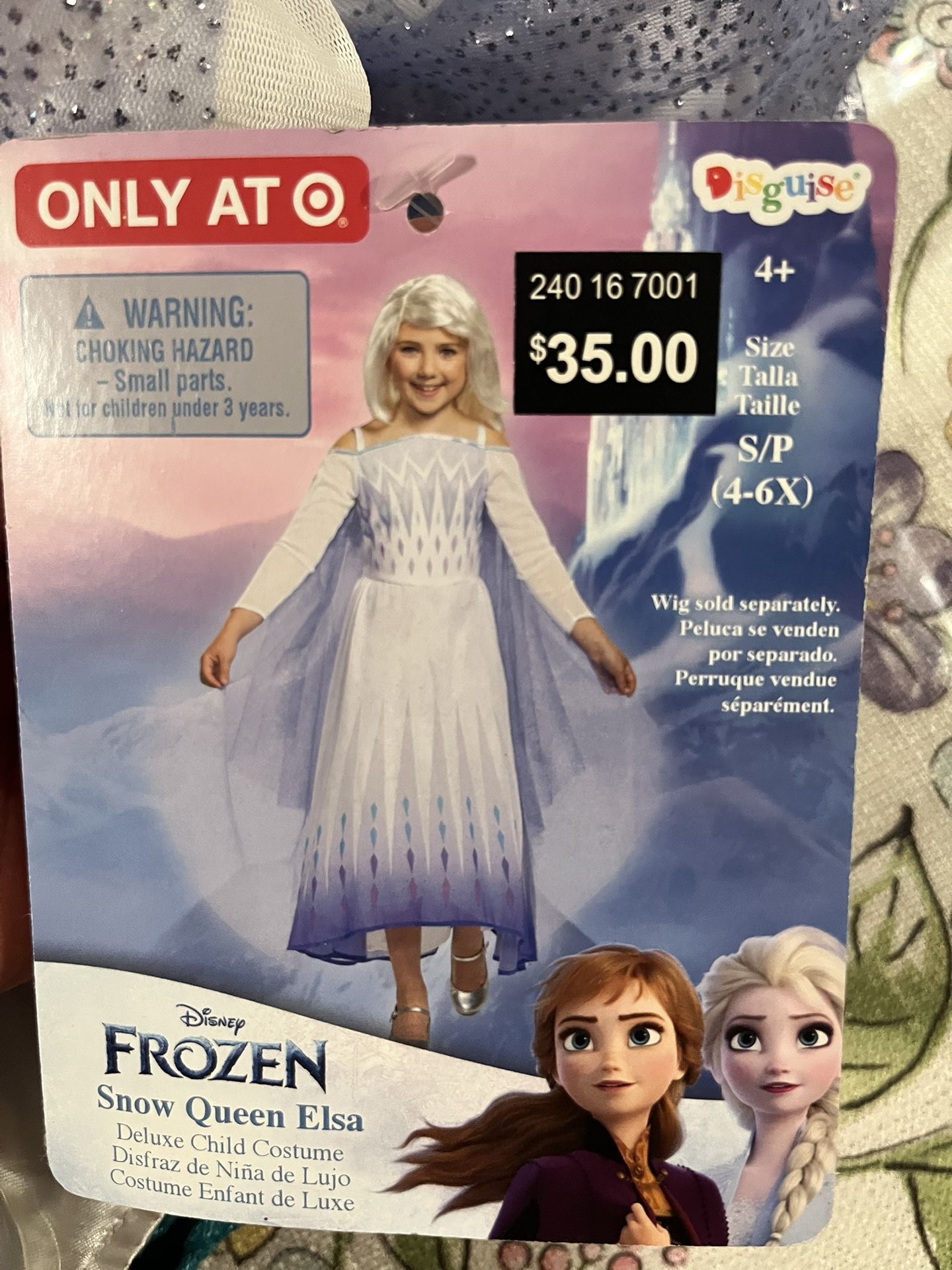 Elsa Frozen 4-6x New