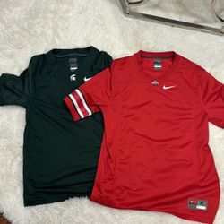 Nike Ohio State and Michigan State fan jerseys