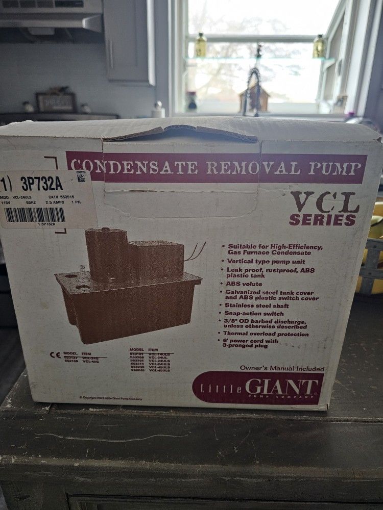 VCL Series Condensate Removal Pump