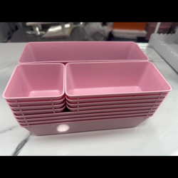 Pink Drawer Organizers 16pc