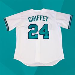 Ken Griffey Jr Seattle Mariners Majestic Jersey Men Large