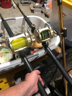 Okuma Titus gold 50 and 50w 2 speed conventional reels