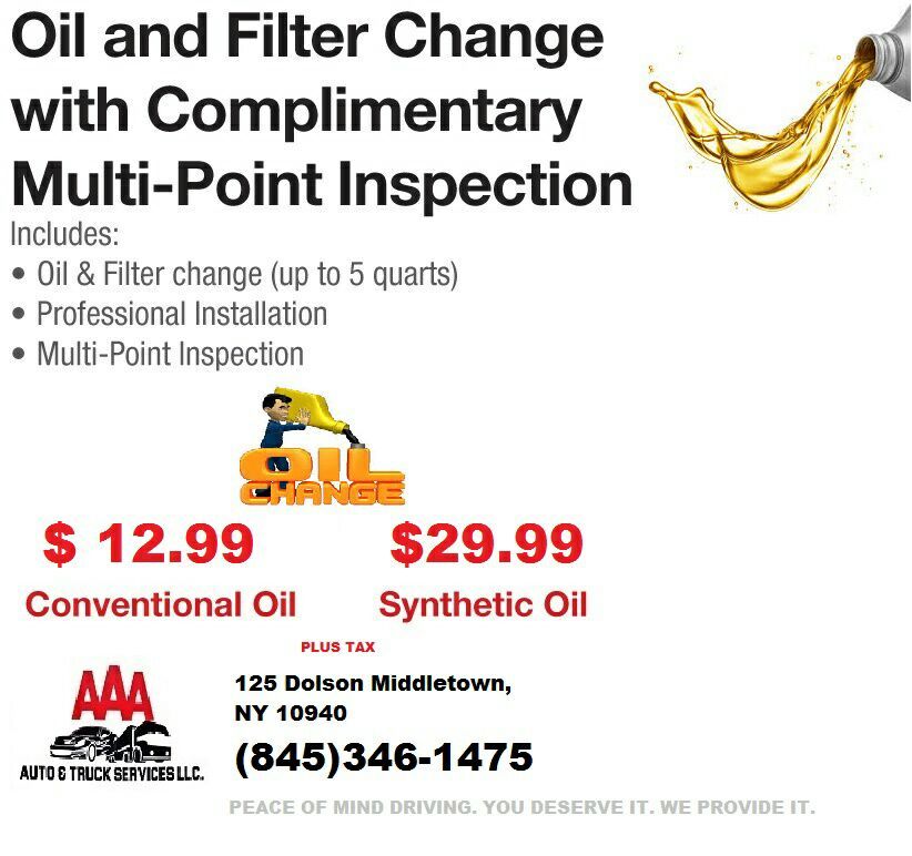 12.99 reg and 29.99 oil change 5gts and filter
