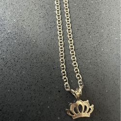 14K Gold Kids Necklace With Pendent 